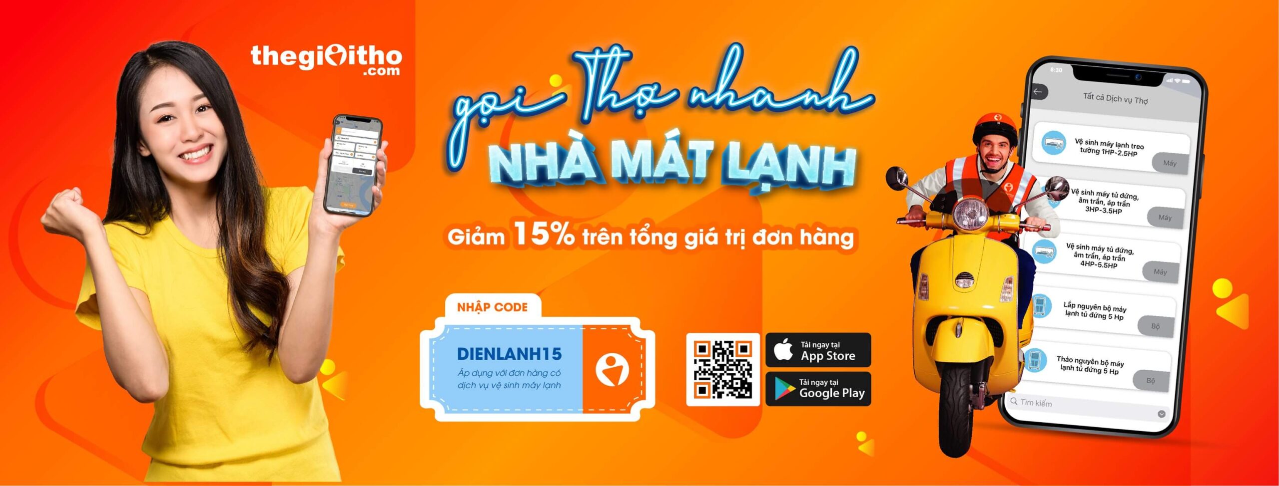 Thế Giới Thợ - Gọi Thợ Nhanh Nhà Mát Lạnh